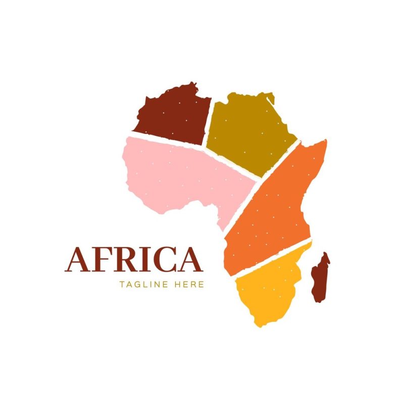 Africa map logo Free Vector