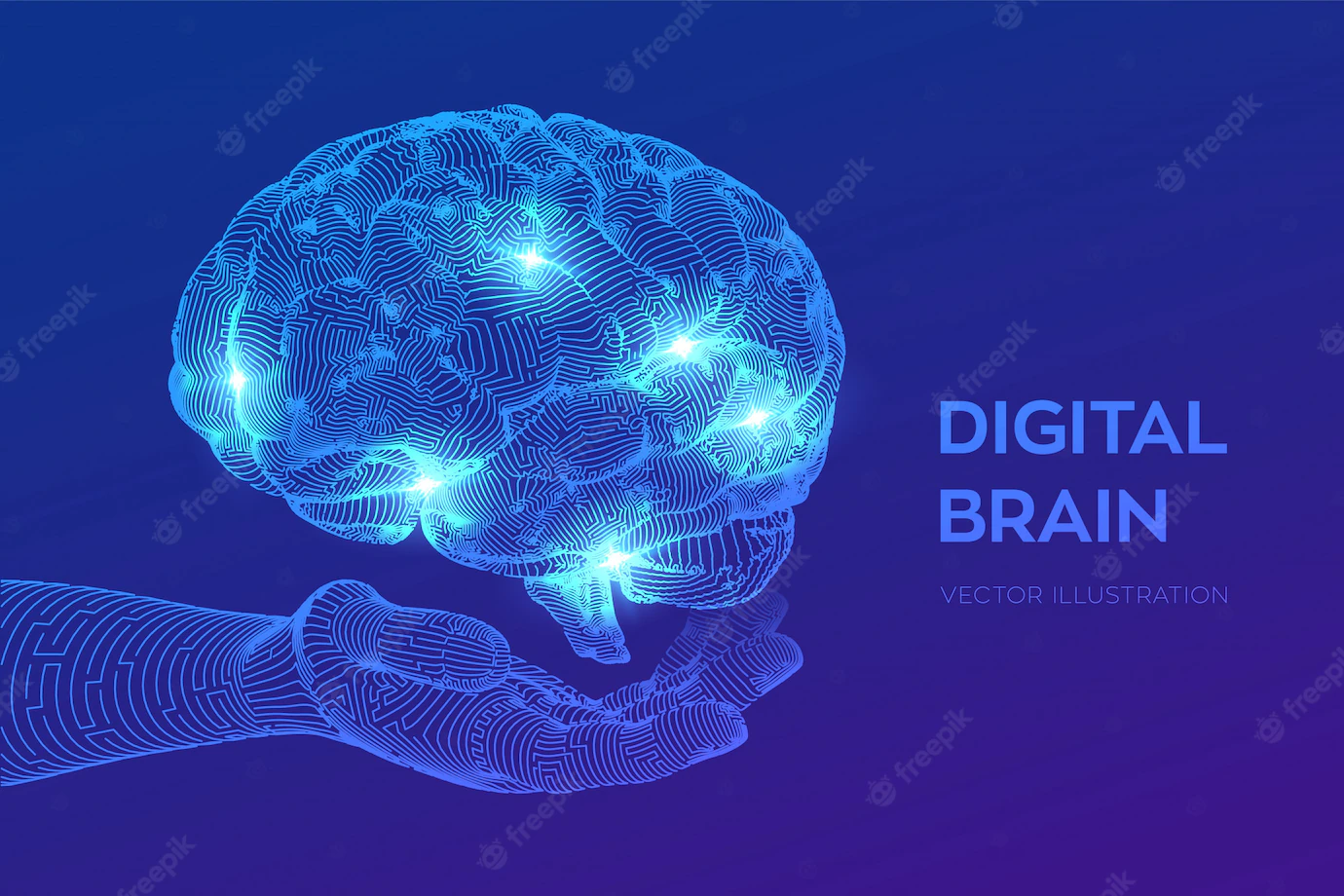 Brain Digital Brain Hand Neural Network 127544 837