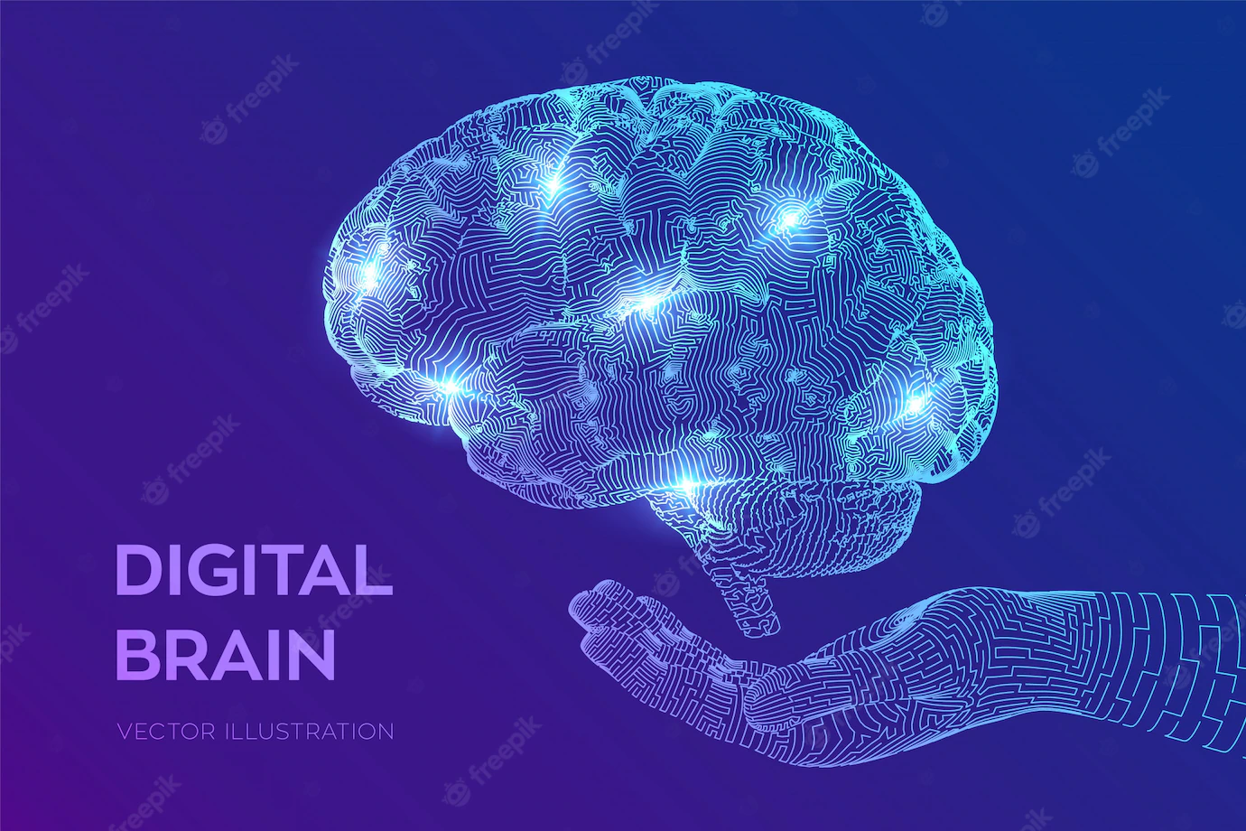 Brain Digital Brain Hand Neural Network 127544 838