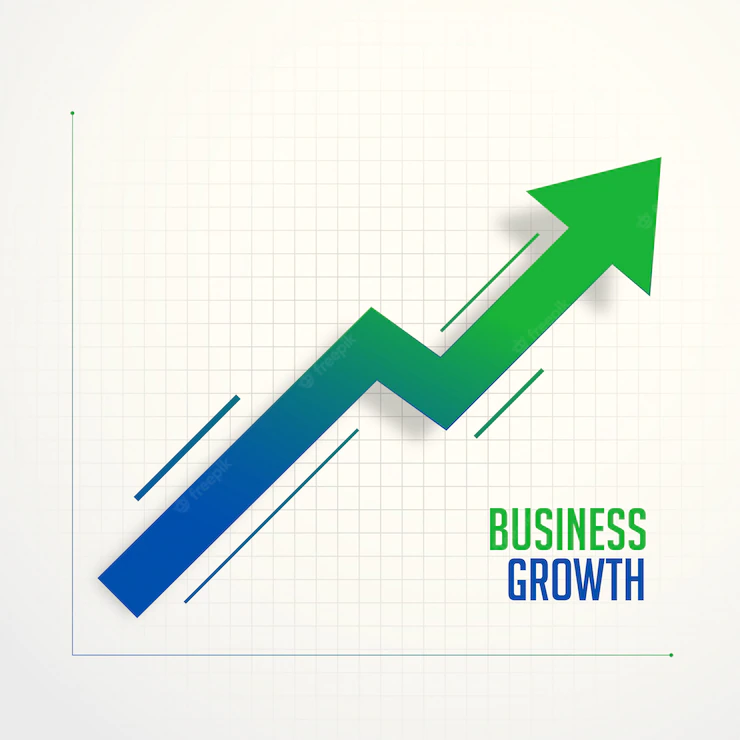 Business Growth Steps Chart Arrow Concept 1017 20063