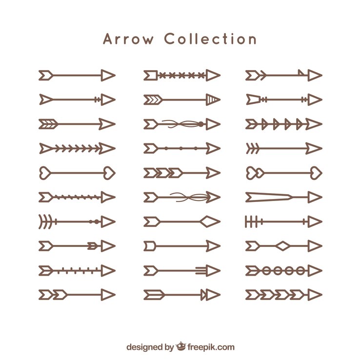 Collection Linear Arrows 23 2147613813
