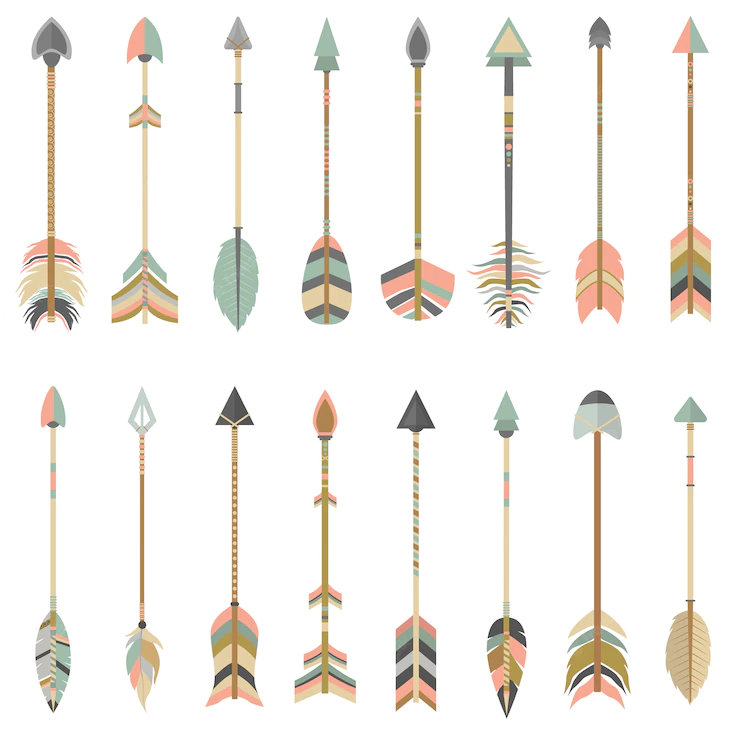 Coloured Arrows Collection 1212 536