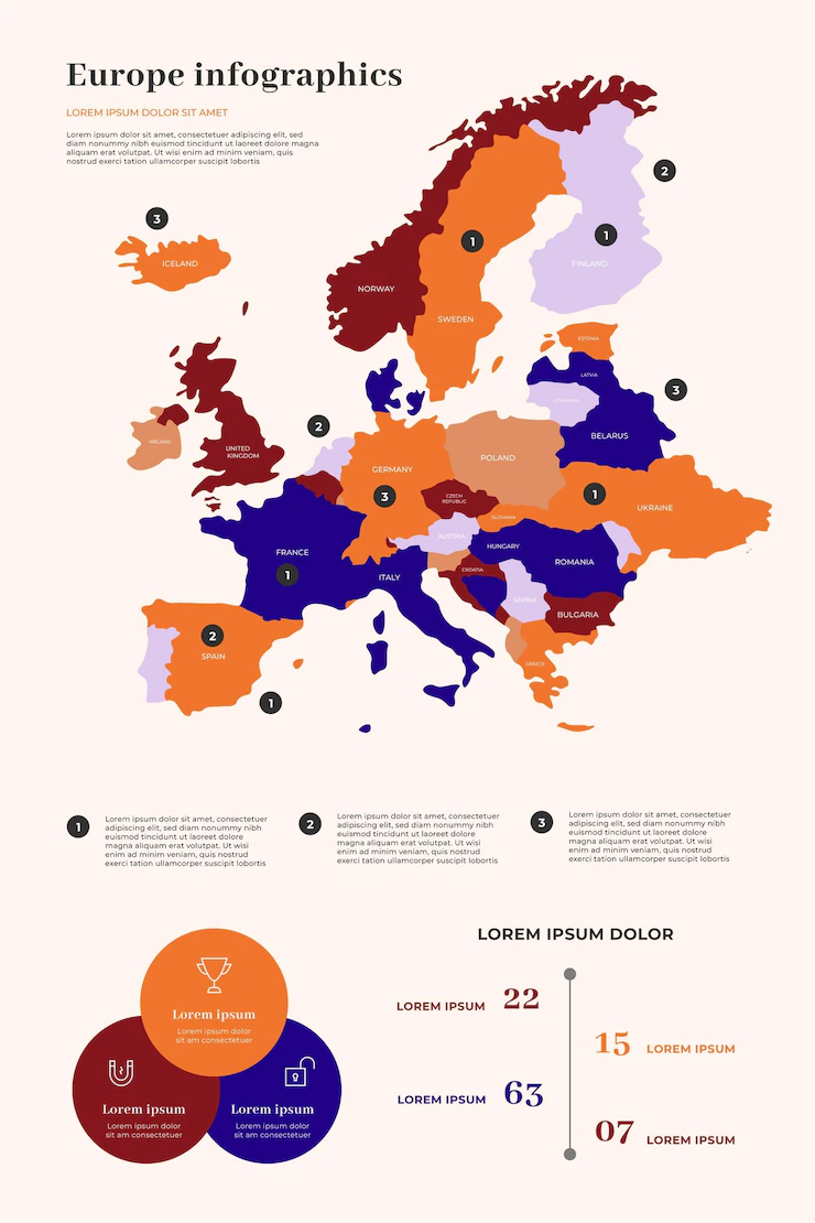 Europe Map Infographic 23 2148675332