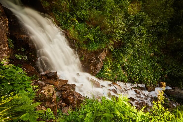 Fast Mountain Stream Forest 661209 181