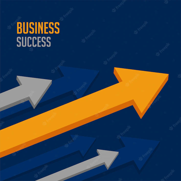 Leading Business Arrow Company Success 1017 20056
