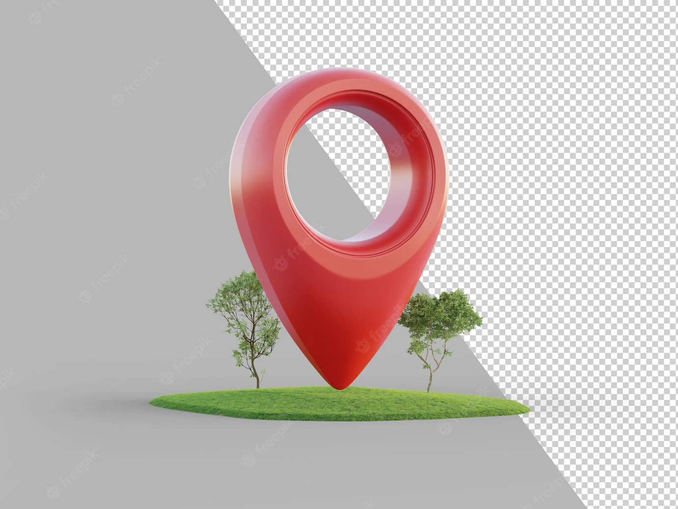 Location Pin Icon Isolated White Background 42251 551