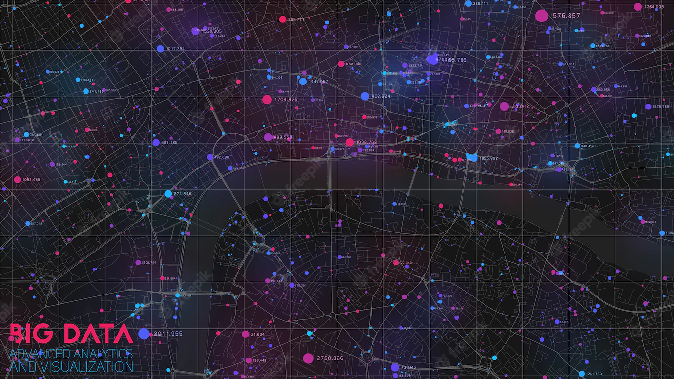 Map Big Data Modern City 1217 1769