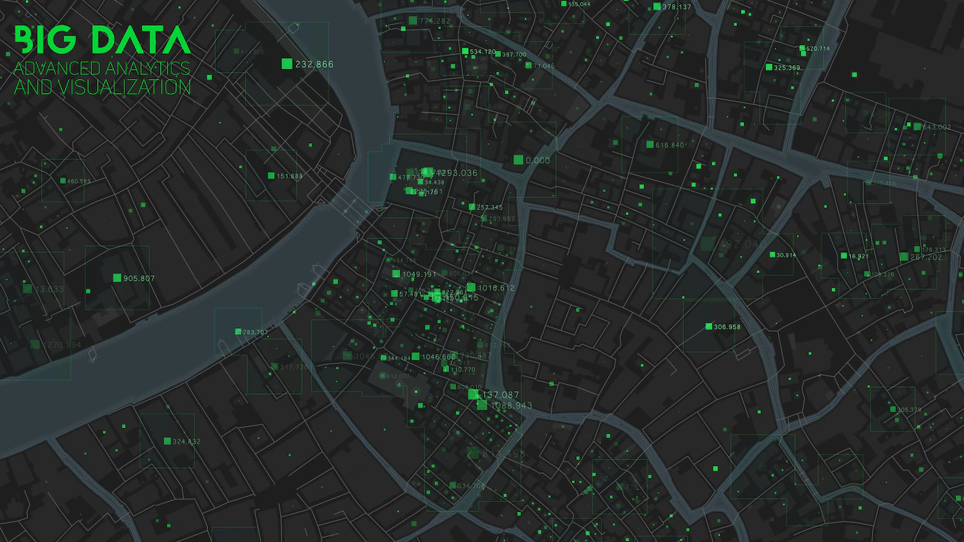 Map Big Data Modern City 1217 1772