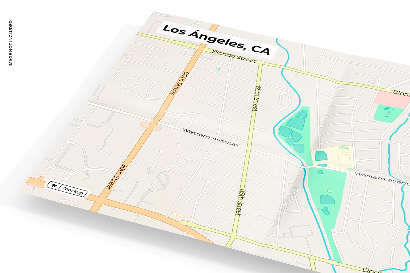 Map Mockup Close Up 1332 18289