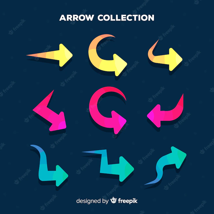 Modern Arrow Collection With Flat Design 23 2147979206