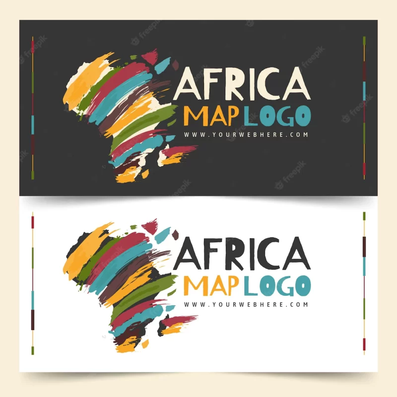 Set of Africa logo template Free Vector