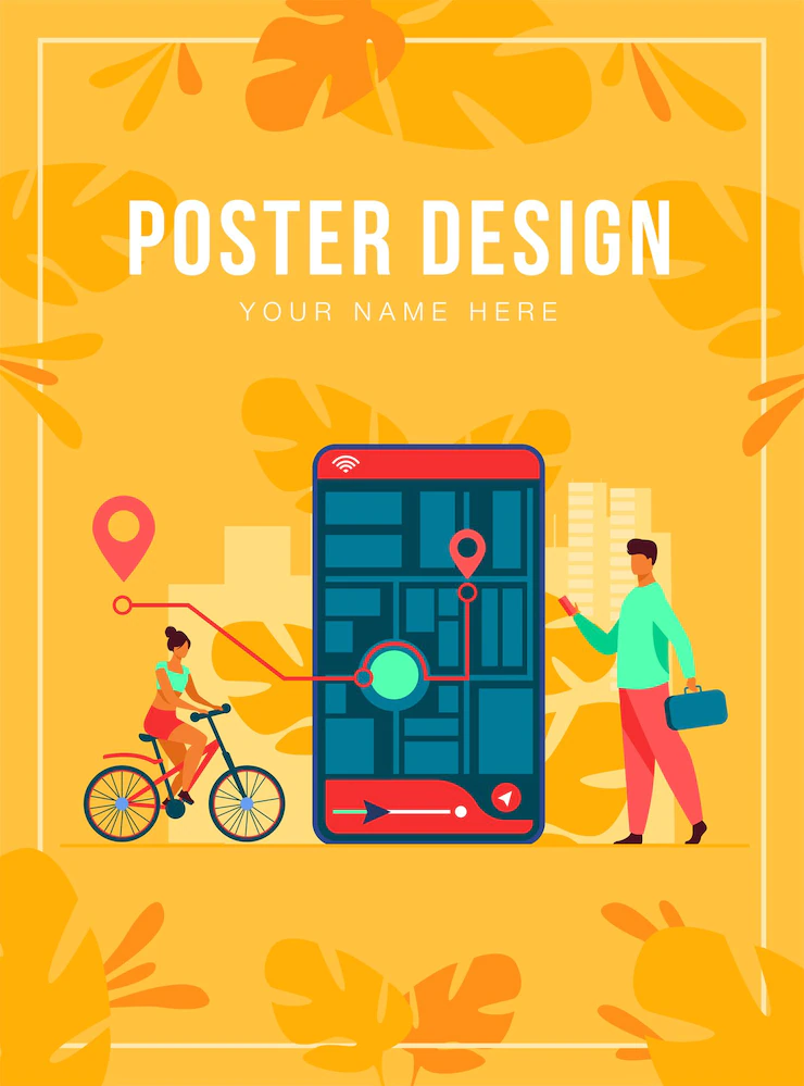 Tiny People Using Mobile Application With Map Outdoors Isolated Flat Illustration Cartoon Phone With Navigation Tracking App Journey Technology Concept 74855 16729