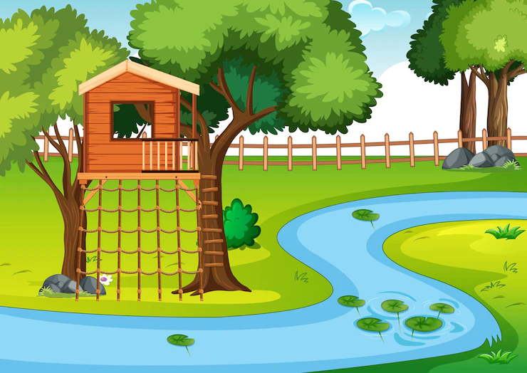Tree House Park Scene 1308 54879