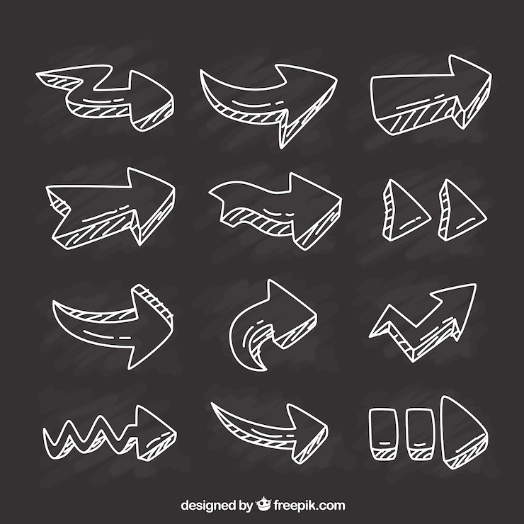 Variety Hand Drawn Arrows 23 2147612358