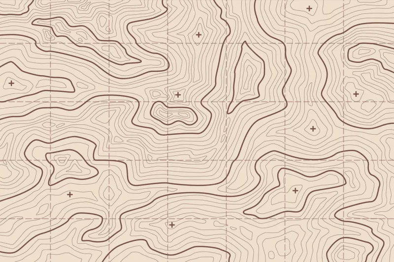 Wallpaper with topographic map concept Free Vector