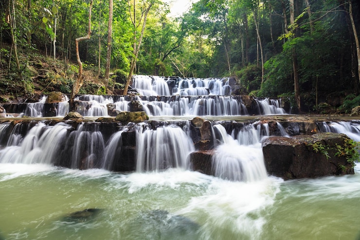 Waterfall Namtok Samlan National Park Saraburi Thailand 554837 484
