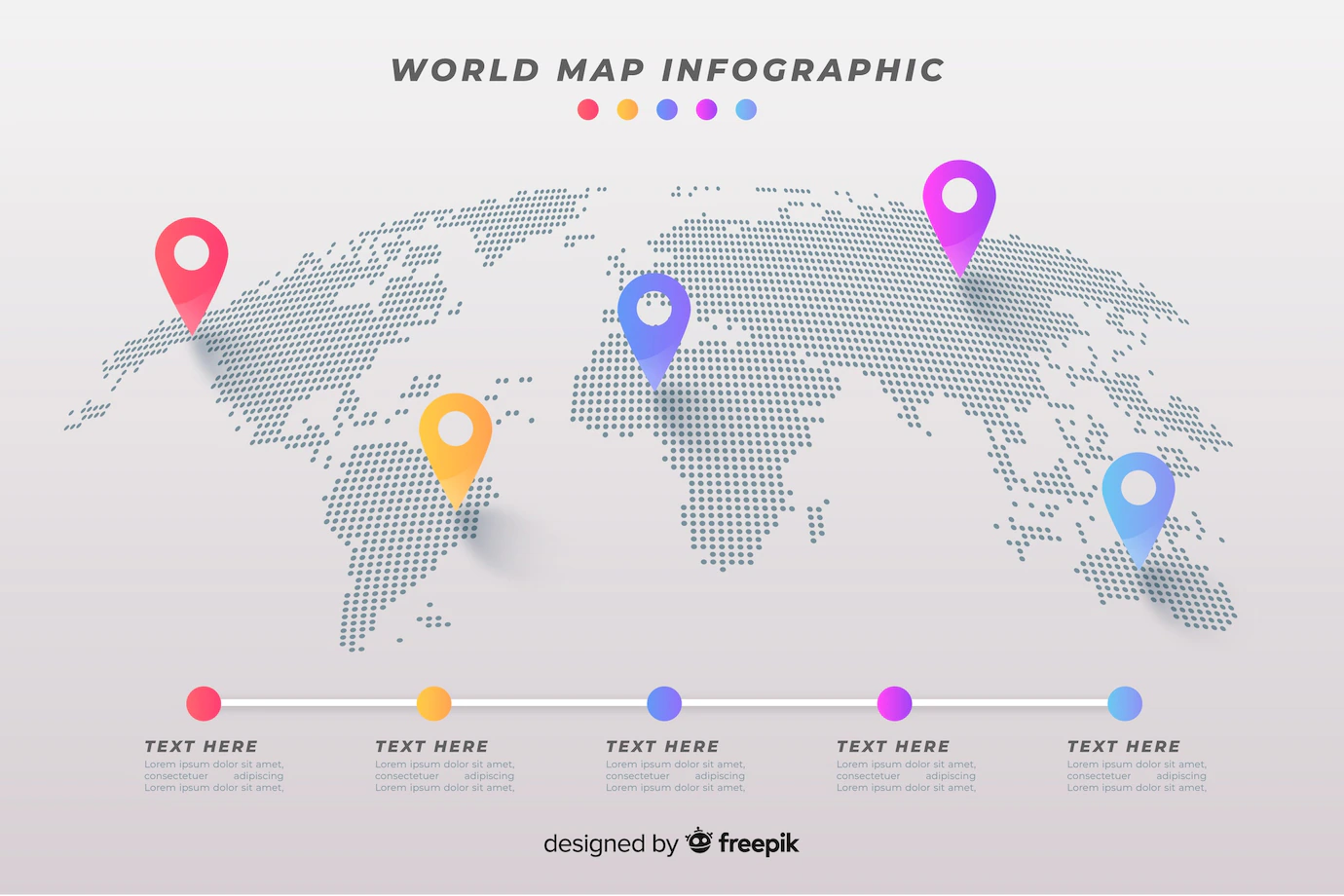 World Map Business Infographic 52683 26898