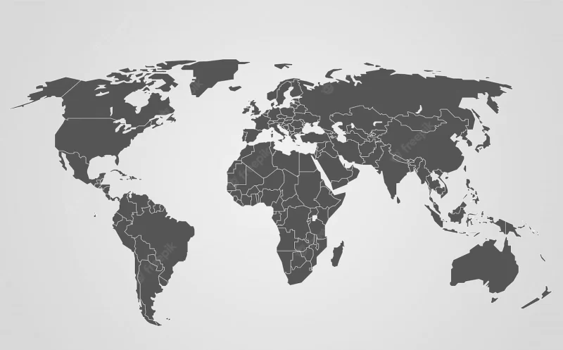 World map Premium Vector