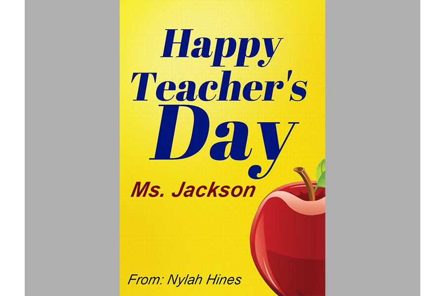 Happy Teachers Day Card